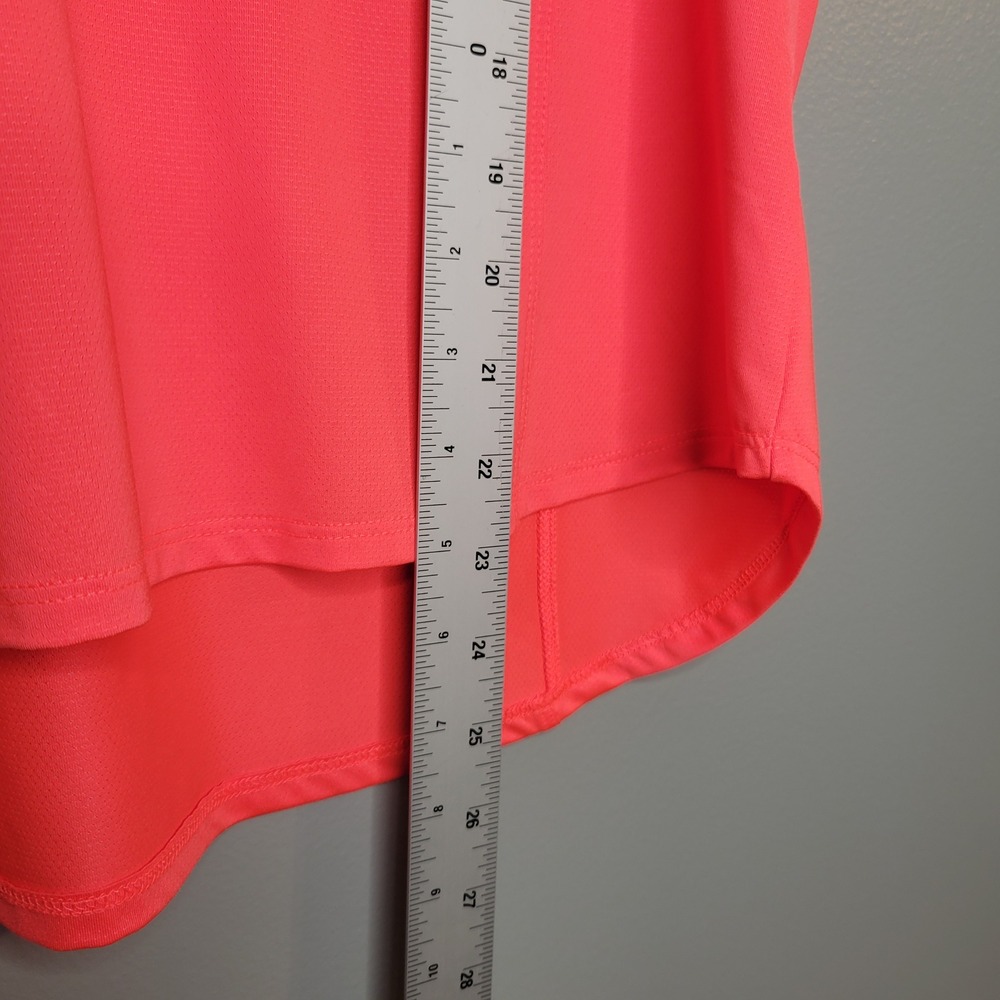 Tail Golf Polo Shirt Coral Pink 1/4 Zip Women's Size L Tennis Workout Stretch - Picture 9 of 10